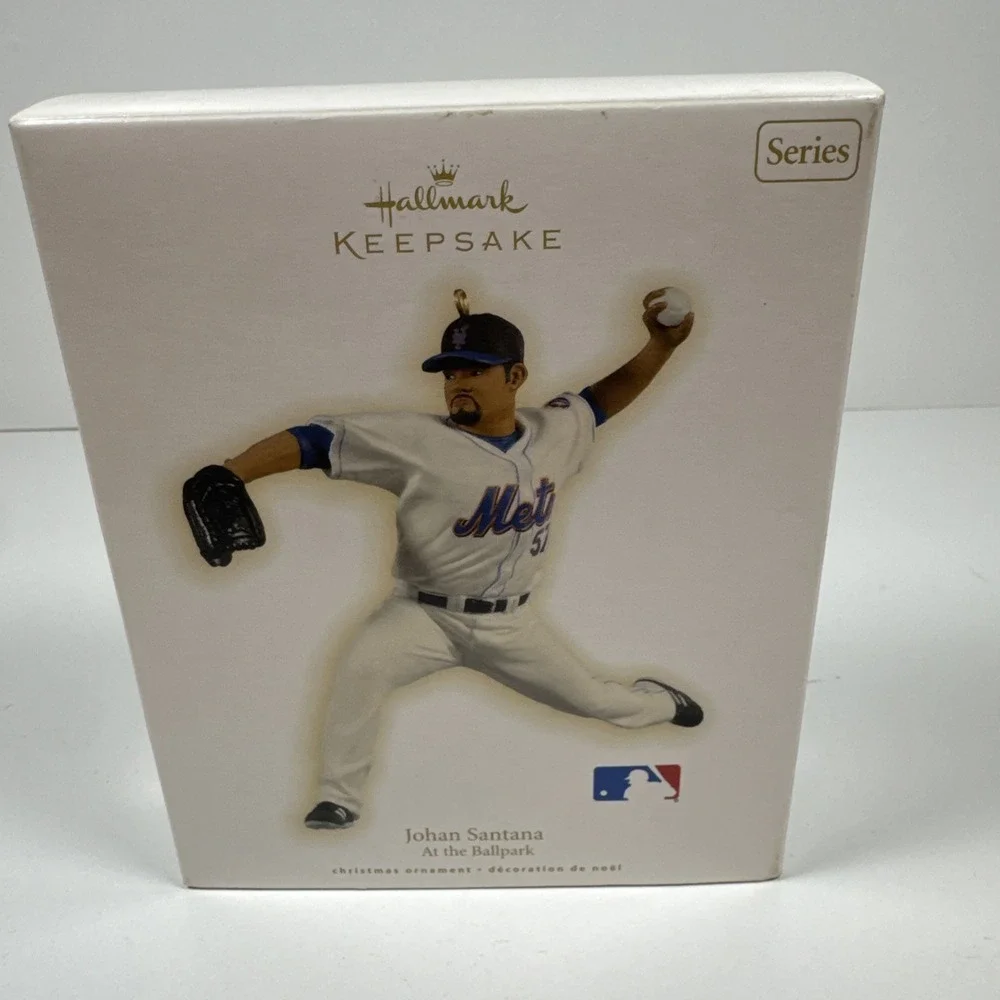 Hallmark JOHAN SANTANA At the BALLPARK Keepsake Christmas Ornament 2009